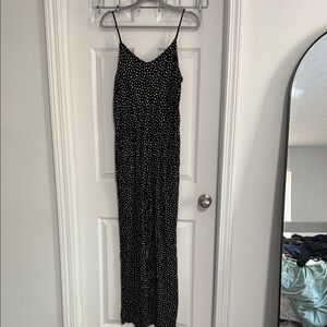 H&M Black and White Polka Dot Jumpsuit